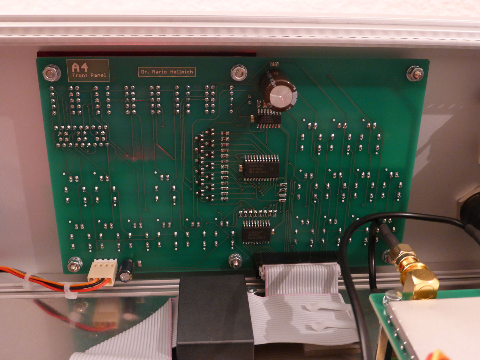Front panel board